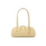 YEL | 【Ungrid アングリッド】シンプルスムース プレートチャーム付ワイドボストン… | STYLE CODE