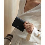 BLK | 【Ungrid/アングリッド】牛革三つ折りミニ財布 | STYLE CODE