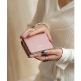 PNK | 【Ungrid/アングリッド】牛革三つ折りミニ財布 | STYLE CODE