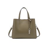 KHA | キーリングチャーム付 両アオリポケット ハンドバッグ | STYLE CODE