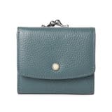 DBLU | 【Ungrid/アングリッド】牛革天然石ブローチ がま口ミニ財布 | STYLE CODE