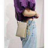 キーリングチャーム付き スマホ&パスポート入れ 縦長ミニポシェット | STYLE CODE | 詳細画像15