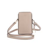 BEG | キーリングチャーム付き スマホ&パスポート入れ 縦長ミニポシェット | STYLE CODE