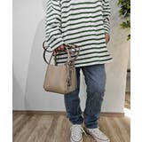 両アオリポケットハンドバッグ プレートキーリング付き ミニショルダーバッグ | STYLE CODE | 詳細画像10