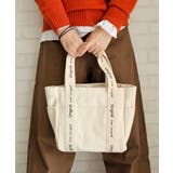 【Ungrid/アングリッド】キャンバス ロゴテープミニトートバッグ | STYLE CODE | 詳細画像5