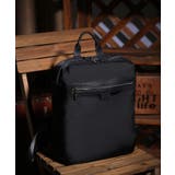 ナイロン×牛革レザーコンビ 2WAY 薄マチリュック | STYLE CODE | 詳細画像1