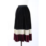 ベルベット ベロア プリーツスカート ハイウエスト Aライン | STYLE H  | 詳細画像10 