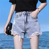 ハードクラッシュ ショートパンツ デニム | TAXI  | 詳細画像1 