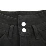 ブラックデニムハイウエストショートパンツ | TAXI  | 詳細画像8 