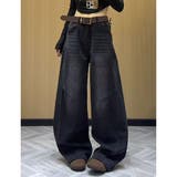 BLACK | バレルレッグパンツ | TAXI 