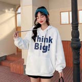 WHITE | Think Big ロゴパーカー | TAXI 