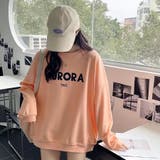 ORANGE | AURORAプリントトレーナー | TAXI 