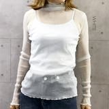 WHITE | メロウラメシアー長袖カットソー | TAXI