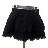 BLACK | ティアードミニスカート | TAXI 
