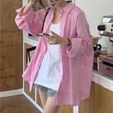 PINK | ストライプシャツ 柄シャツ トップス | TAXI