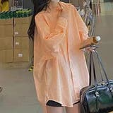 ORANGE | ストライプシャツ 柄シャツ トップス | TAXI