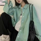 ストライプシャツ 柄シャツ トップス | TAXI | 詳細画像3