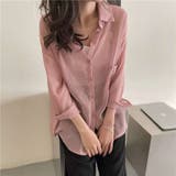 無地シアーシャツ | TAXI | 詳細画像9