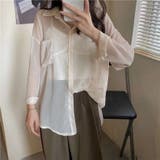 無地シアーシャツ | TAXI | 詳細画像11