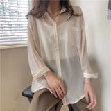 無地シアーシャツ | TAXI | 詳細画像12