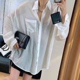 無地シアーシャツ | TAXI | 詳細画像4