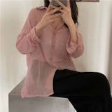 無地シアーシャツ | TAXI | 詳細画像6