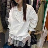 レイヤード風ティアードシャツ | TAXI | 詳細画像1