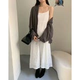 WHITE | レースキャミロングワンピース | TAXI 