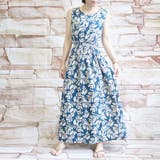 NAVY | リゾート柄ワンピース | TAXI 