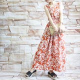 ORANGE | リゾート柄ワンピース | TAXI 