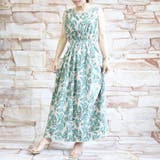 BEIGE | リゾート柄ワンピース | TAXI 