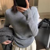 GREY | リブ長袖ピタニット | TAXI 