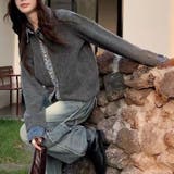 CHARCOALGREY | デニム切替カーディガン | TAXI 