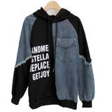 デニム切替 裏毛 ロゴ | TAXI  | 詳細画像3 