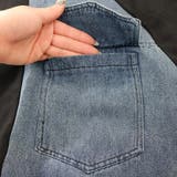 デニム切替 裏毛 ロゴ | TAXI  | 詳細画像6 