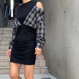 肩開き切替ミニワンピース | TAXI  | 詳細画像12 