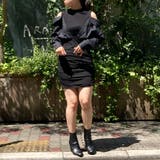 肩開き切替ミニワンピース | TAXI  | 詳細画像2 