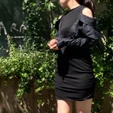 肩開き切替ミニワンピース | TAXI  | 詳細画像3 