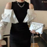 肩開き切替ミニワンピース | TAXI  | 詳細画像25 