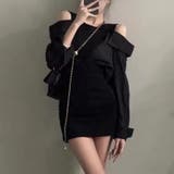 肩開き切替ミニワンピース | TAXI  | 詳細画像30 