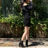 肩開き切替ミニワンピース | TAXI  | 詳細画像6 