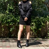 肩開き切替ミニワンピース | TAXI  | 詳細画像7 