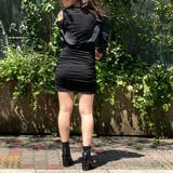 肩開き切替ミニワンピース | TAXI  | 詳細画像8 