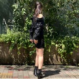 肩開き切替ミニワンピース | TAXI  | 詳細画像9 