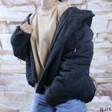 BLACK | ナイロン中綿ショートジャケット | TAXI 