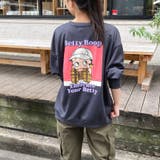 CHARCOAL GRAY | Betty Boop CAPスウェットプルオーバー | TAXI 