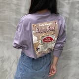 GRAY | HAPPY BOXプリント前後差ロンT | TAXI 