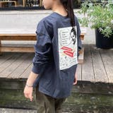 BREAKCREAMプリントスリット入りロンT | TAXI  | 詳細画像10 