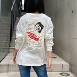 BREAKCREAMプリントスリット入りロンT | TAXI  | 詳細画像3 