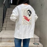 BREAKCREAMプリントスリット入りロンT | TAXI  | 詳細画像4 